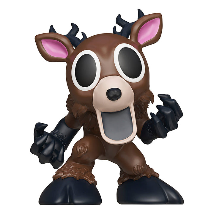 99 Nights In The Forest Collectable Minifigures of a playful forest creature with large eyes and claws.