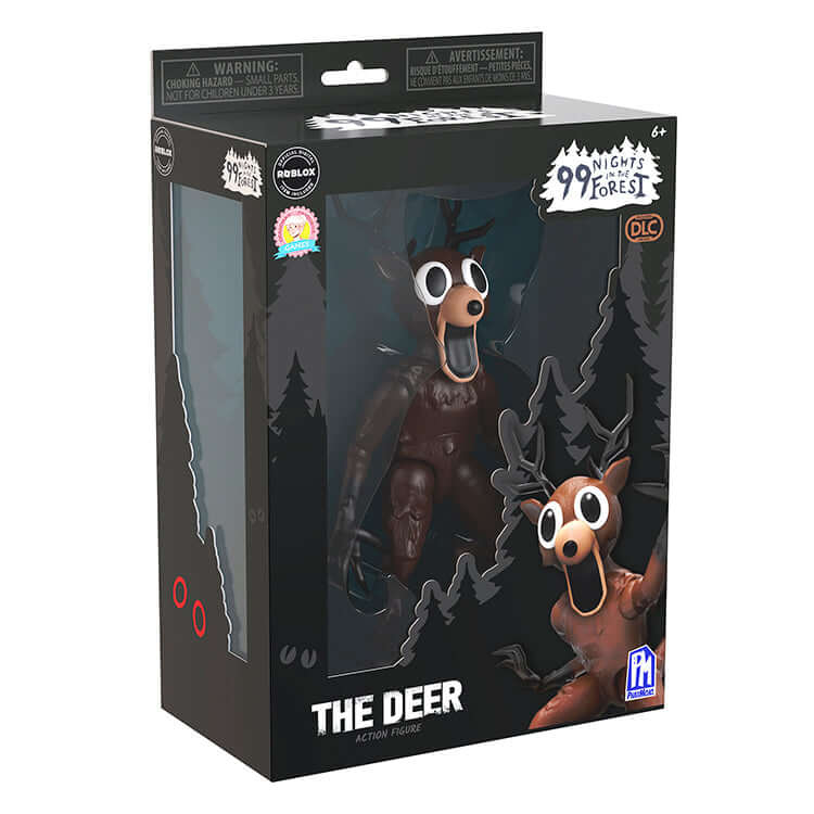 99 Nights In The Forest Series 1 8inch Action Figure - Deer in packaging with cartoonish features and vibrant colors.