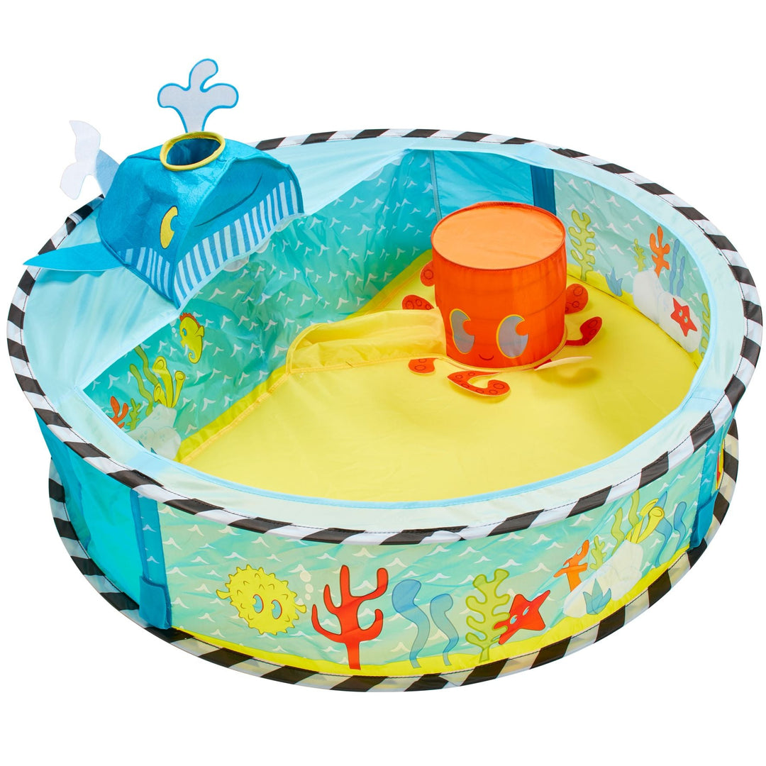 Kid Active Undersea Pop Up Baby Sensory Ball Pit Launcher