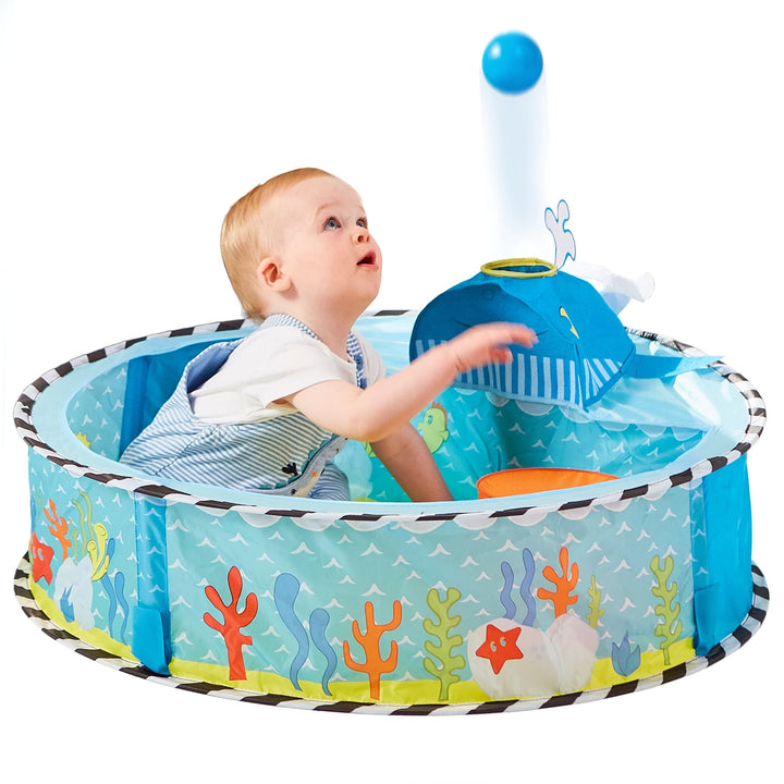 Kid Active Undersea Pop Up Baby Sensory Ball Pit Launcher