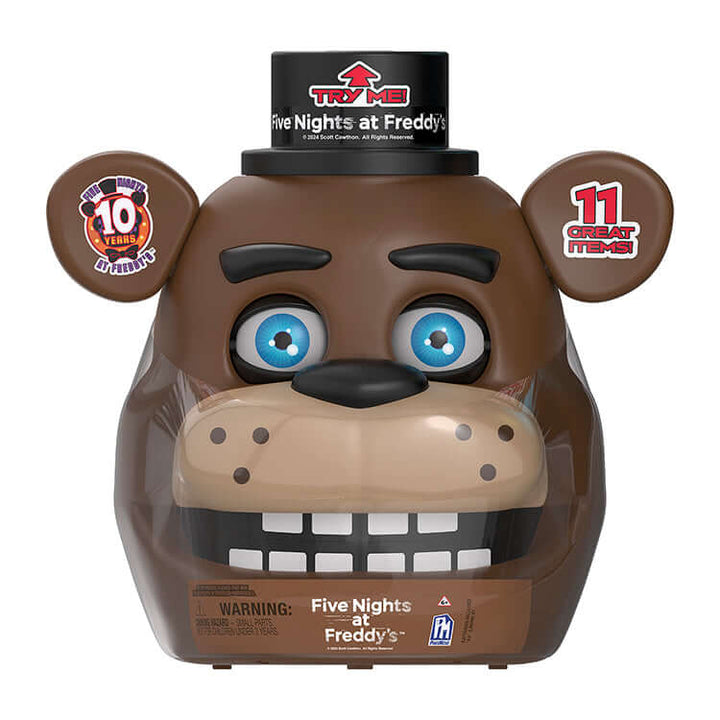 Five Nights at Freddy - Animatronic Freddy Bundle featuring Freddy Case with eyes and sound effects.