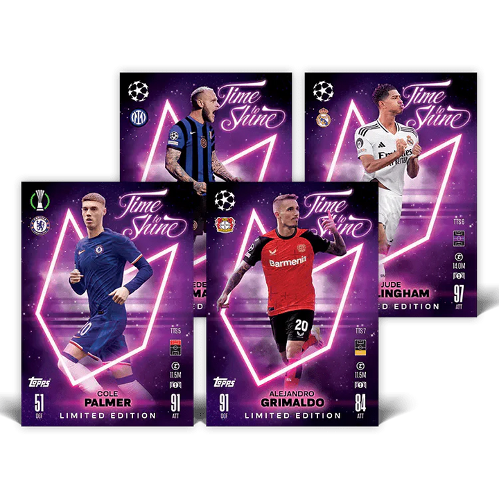 Match Attax: 24/25 Mega Tin 'Time To Shine' (Lata única)