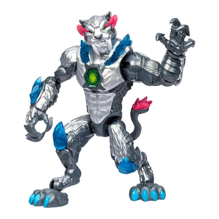 MrBeast Lab Mutators Chamber - Metallic Panther action figure showcasing metallic design and articulation.