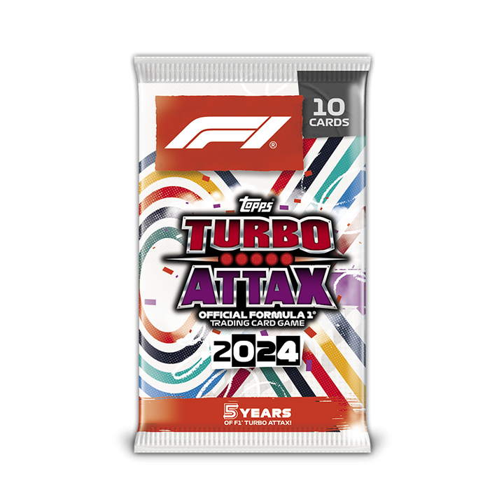 Turbo Attax Juego de cartas coleccionables oficial de Fórmula 1 2024 Eco Value Box