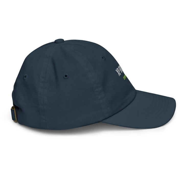 XP Grinder Youth baseball cap in navy blue, perfect for baseball training and outdoor play.