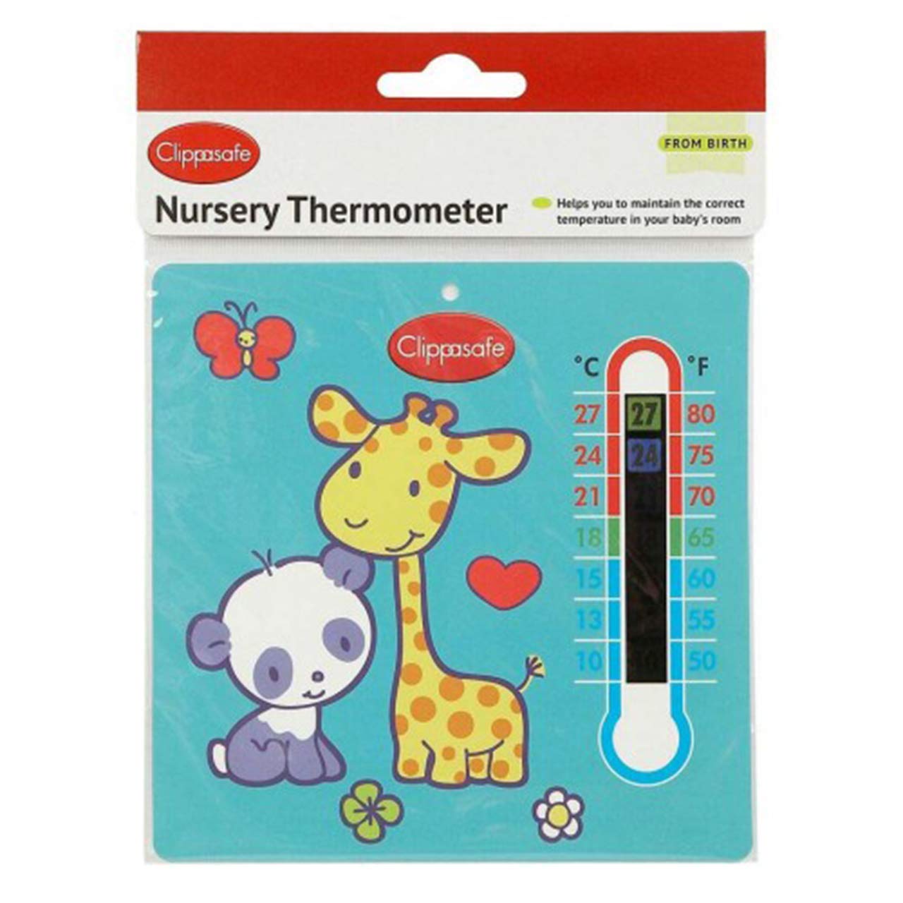 Clippasafe| Nursery Thermometer | Earthlets.com |  | baby care safety