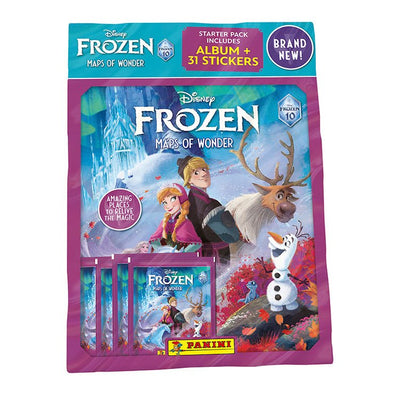 PaniniDisney Frozen 10th Anniversary Sticker Collection Maps of WonderProduct: Starter PackSticker CollectionEarthlets