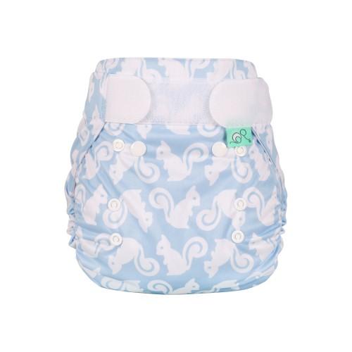 Tots Bots Bamboozle Nappy Wrap Colour: Squiddles Size: Size 1 (6-18lbs) reusable nappies Earthlets