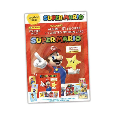 Panini Super Mario Playtime Sticker Collection Product: Starter Pack (31 Stickers) Sticker Collection Earthlets
