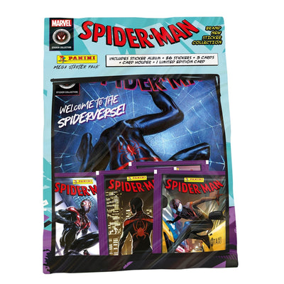 PaniniSpider-Man Spider-Verse Sticker CollectionProduct: Starter PackSticker CollectionEarthlets
