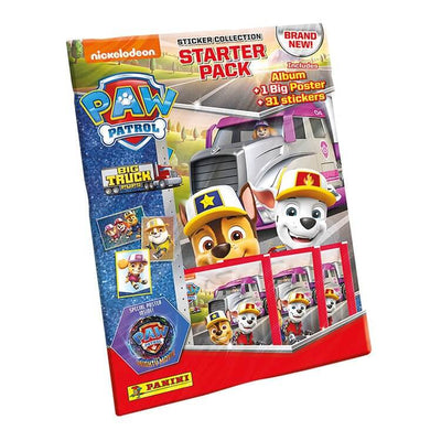 Panini Paw Patrol Big Truck Pups Sticker Collection Product: Starter Pack Sticker Collection Earthlets