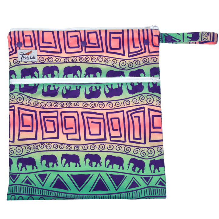 Tickle Tots Wet Bag Colour: Tembo reusable nappies buckets & accessories Earthlets