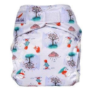 Tickle Tots All-In-Two Nappy Colour: Tractors reusable nappies Earthlets