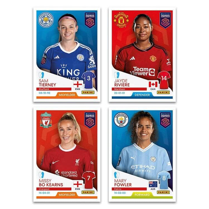 Panini Barclays Women’s Super League 2023/24 Sticker Collection Product: Packs (50 Packs) Sticker Collection Earthlets