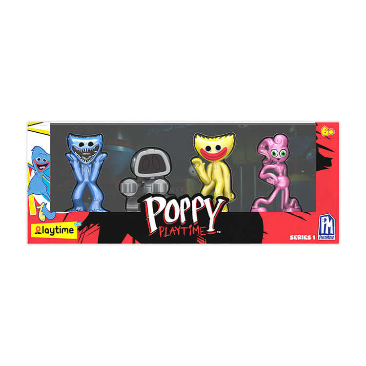 PhatMojo Poppy Playtime Collector Figure 4PK Products: Collector Figure Pack Mini Figures Earthlets