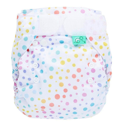 Tots Bots Bamboozle Nappy Wrap Colour: Dotty Botty Size: Size 1 (6-18lbs) reusable nappies Earthlets