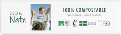 Naty| Bio Nappy Sacks - 50 pack | Earthlets.com |  | nappy sacks