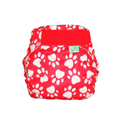 Tots Bots Bamboozle Nappy Wrap Colour: Pawfect Size: Size 1 (6-18lbs) reusable nappies Earthlets