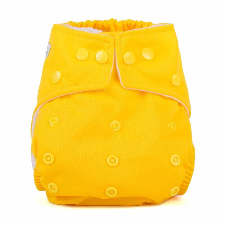 Baba + Boo One Size Reusable Nappy - Plain Colour: Cotton reusable nappies all in one nappies Earthlets