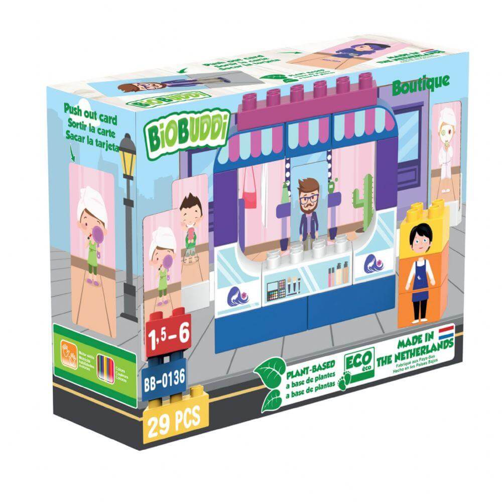 BioBuddi Environmentally Friendly Building blocks Boutique age 1.5 to 6 years play educational toys Earthlets