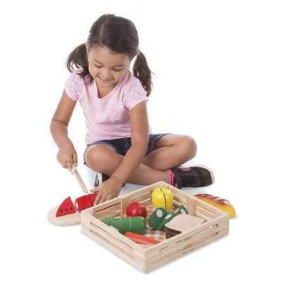 Melissa & Doug| Wooden Cutting Food | Earthlets.com |  | play kitchens