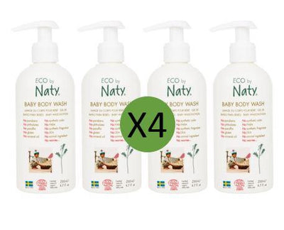 Naty Eco Baby Wash - 200ml toiletries & accessories Earthlets