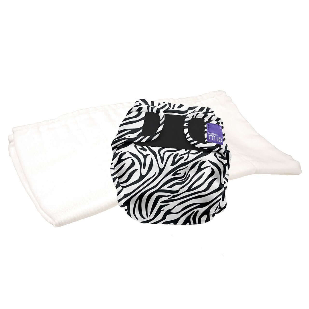 Bambino Mio Mioduo Two-Piece Nappy Size: Size 2 Colour: Savanna Stripes reusable nappies Earthlets