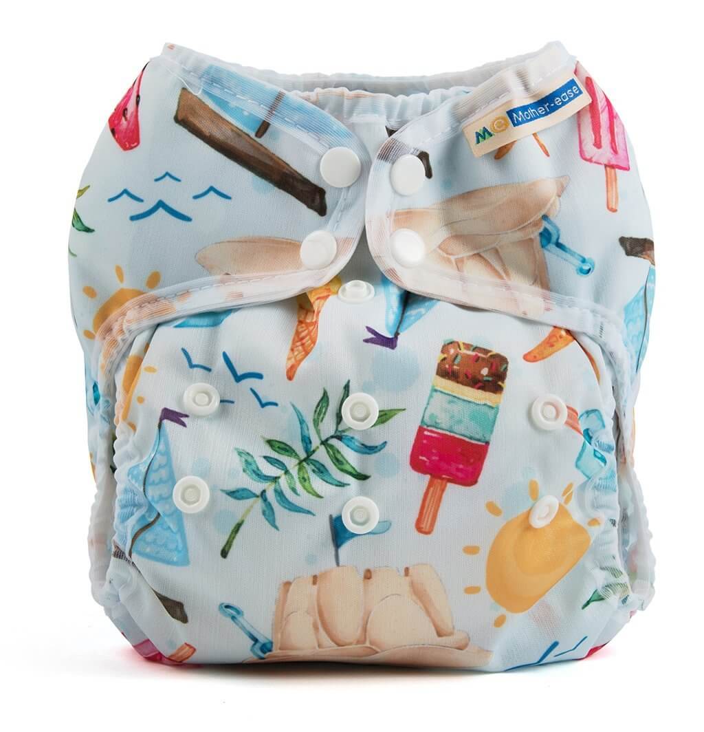 Mother-ease Wizard Duo Cover Colour: Bee Kind Size: XS reusable nappies Earthlets
