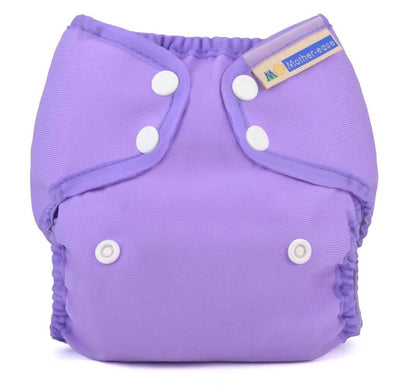 Mother-ease Wizard Duo Cover Colour: Purple Size: XS reusable nappies Earthlets