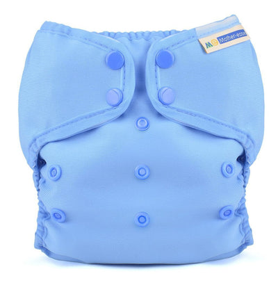 Mother-ease Wizard Duo Cover Colour: Blue Size: XS reusable nappies Earthlets